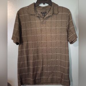 Van Heusen checkered polo style shirt